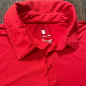 All In Motion Men’s Red Polo Shirt
